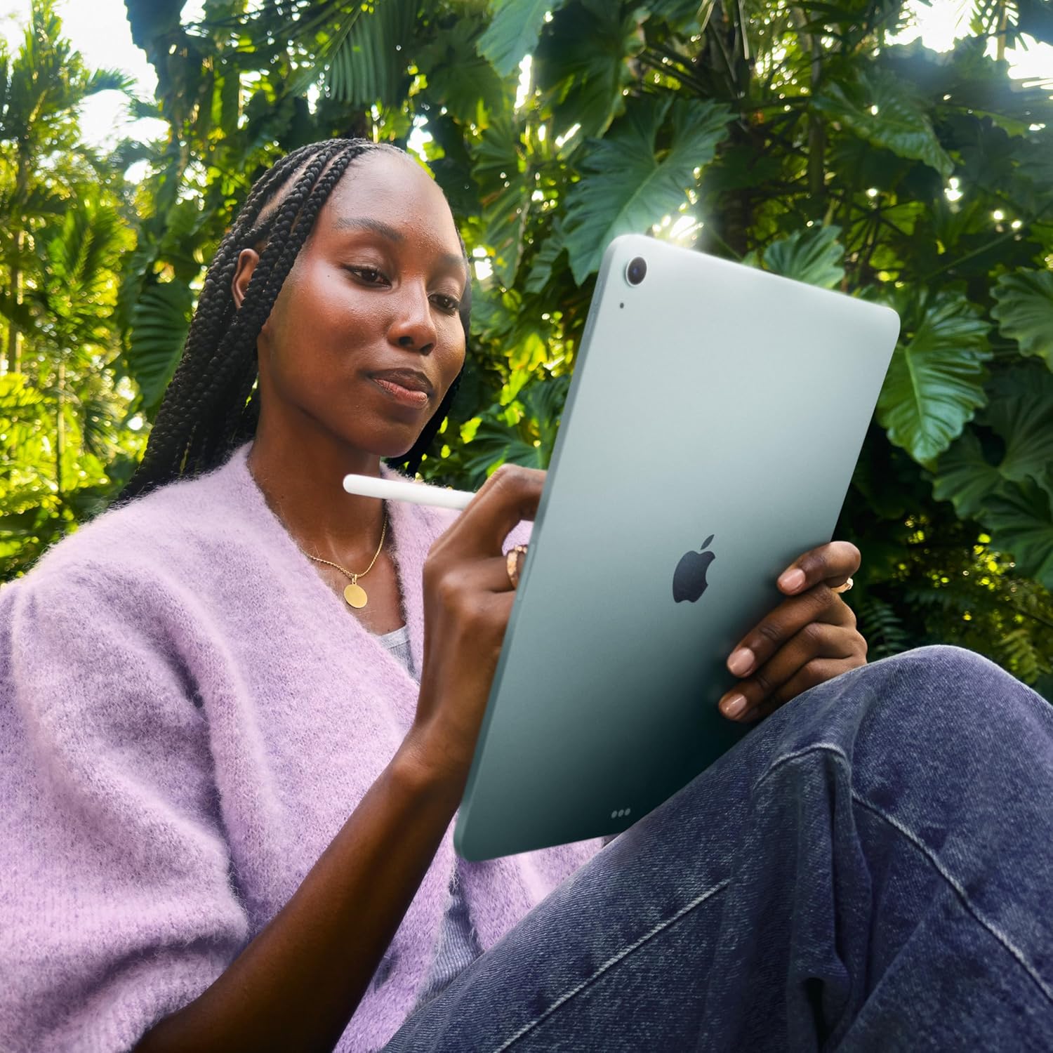 Buy Apple,Apple iPad Air 13-inch M3 256GB Wi-Fi Purple Tablet – Liquid Retina Display, Apple Intelligence, 8GB RAM, Wi-Fi 6E, Touch ID, Apple Pencil Pro Support - Gadcet UK | UK | London | Scotland | Wales| Near Me | Cheap | Pay In 3 | Tablet Computers